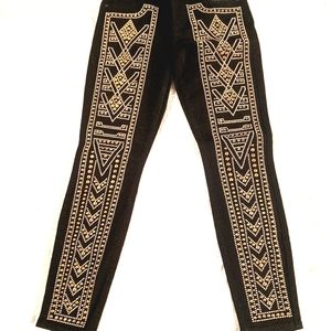 7 for all Mankind black skinny jeans. NEW!